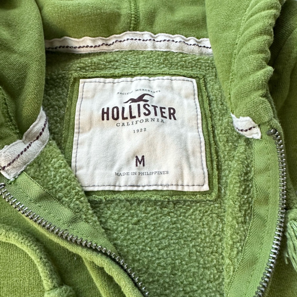 Solid Hollister Full Zip - Picture 6 of 11